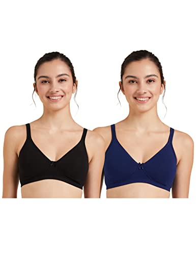 Image of Amazon Brand - Symbol Women's Shaper Bra | Full Coverage | Non Padded |Non Wired | Seamless Cups | Cotton Strech