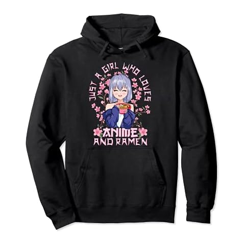 Hoodie Fille Anime Ramen Kawaii Cover