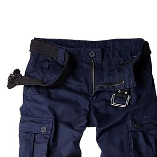 JEKE-DG Men's Casual Stretchy Cargo Pants Regular Fit Outdoor Tapered Pants Fashion Military Joggers Trousers3