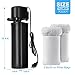 400GPH Fish Tank Filter, UV Aquarium Filter for 55-150 Gallon Turtle Tank Filter Powerful Internal Pump for Cold Plunge Saltwater Cloudywater Clear and Algae Green Killing Machine