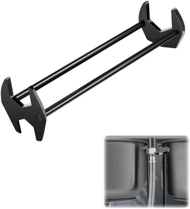 Basin Wrench, 2026 New Multifunctional Sink Wrench Faucet Tool Plumbers Tool for Under Basin Sink Tight Spaces Kitchen Bathroom Home (B)