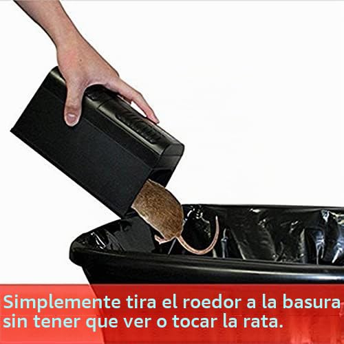 Trampa Electrónica para Ratas 8000V Extra Grande, Mata Ratones Interior Exterior, Zapper Eléctrico Potente, Repelente Humano de Roedores, Control de Ratas y Ratones