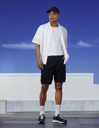 Image of Jockey UM17 Men Super Combed Mercerised Cotton Woven Straight Fit Cargo Shorts