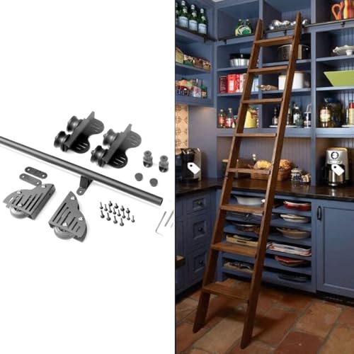 Kit rail porte coulissante grange de 400 cm en acier robuste - 3