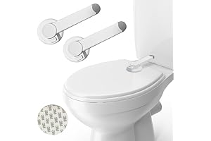 Baby Toilet Seat Lock (2-Pack): Childproof Toilet Safety, Easy Installation