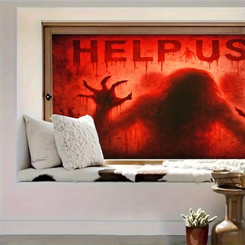 Película decorativa para ventana Halloween 39.3x17.7 pulgadas miniatura 2