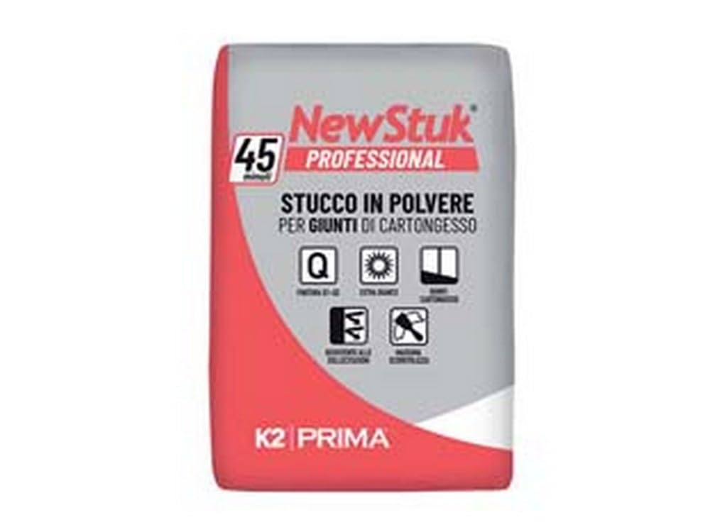 4PZ K2 NEWSTUK PROFESSIONAL STUCCO PER CARTONGESSO IN POLVERE IN SACCO - Kg.5