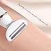 Electric Razor for Women: 2-in-1 Painless Epilator & Hair Removal Kit, Wet&Dry Use, Cordless, Type-C Rechargeable with Facial Hair Trimmer, 3-Blade Shaver Head, Plus Replacement Tip.BEAUTISILK