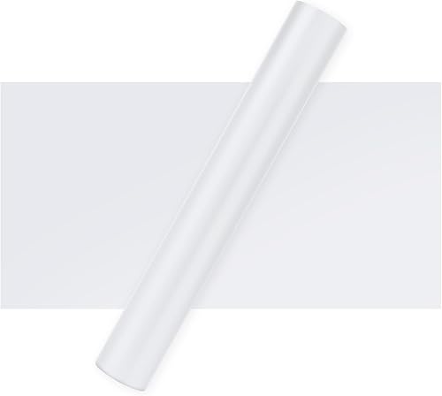 IModeur Vinilo permanente blanco mate para Cricut, rollo de 12 pulgadas x 12 pies, paquete de vinilo para manualidades para decoración de tazas,