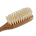 Kent BA10 Newborn Baby Hair Brush with Soft 100% Pure White Natural Bristle, Cradle Cap Hairbrush for Infant, Toddler and Kids with Cherrywood Base. Encourages Growth and Shine, Made in England