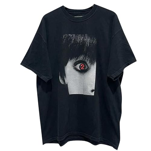 [DAGNI] ホラー 映画 Tシャツ 呪怨 じゅおん 伽椰子 佐伯俊雄 半袖 夏服 丸首 メンズ Tシャツ 綿 通気性 薄い 快適 レディース トップス 半袖シャツ 人気 おしゃれ 男女兼用 大きいサイズ