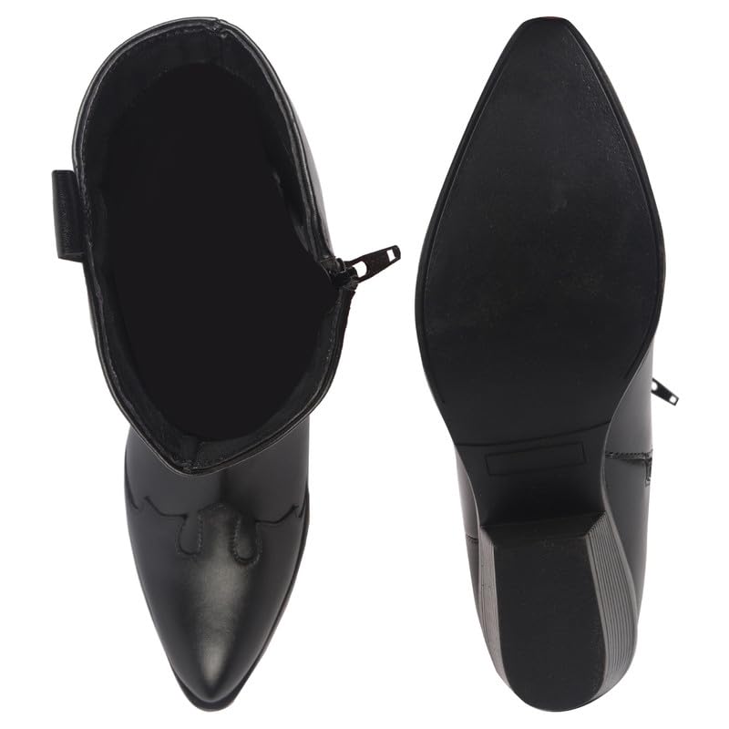 Image of FAUSTO Women Flared Heel Boots
