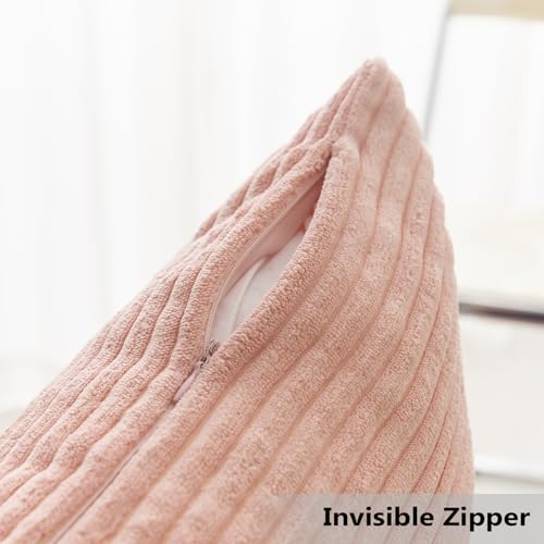 image for Home Brilliant Pink Pillow Covers 18x18 Set of 2 Decorative Throw Pill