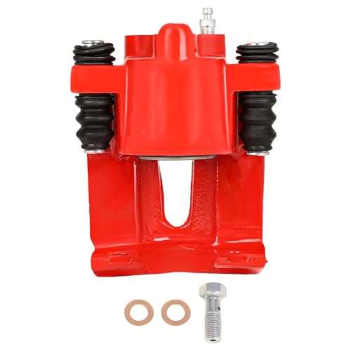 Image of SCITOO Rear Left Brake Caliper Without Bracket 184859 Red Compatible For Ford For F-150 2004-2011 For Ford For Lobo 2005-2009 For Lincoln Mark LT 2006-2008 2010-2011
