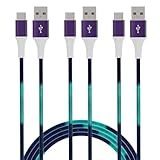 【Synchronisieren und Laden】Das USB-A auf Typ-C-Ladekabel unterstützt sicheres Hochgeschwindigkeitsladen bis zu 3A. Mit USB 2.0 Datenübertragungsgeschwindigkeiten von bis zu 480 Mbps finden Synchronisation und Aufladen gleichzeitig statt, während Überhitzung und Überladung verhindert werden. Schnelles Aufladen bei Verwendung mit USB-A Ladegerät QC3.0