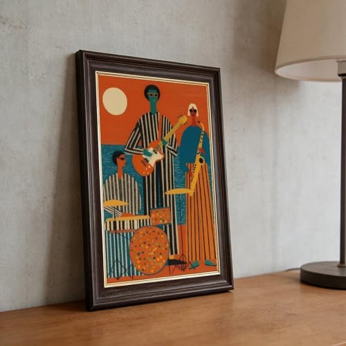 Poster musique médiévale africaine idée cadeau originale toile