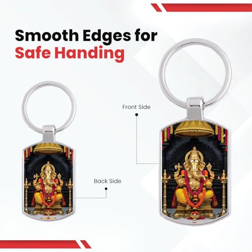 Image of Premium Printed Metal Keychain for Men & Women | High-Definition Artwork Print | Durable Key Ring for Car, Bike, Home & Office Keys | Stylish Decorative Key Holder Gift