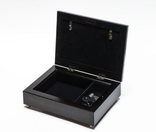 Cottage Garden Train Up a Child Will in the Way Burlwood Jewelry Music Box Plays Amazing Grace image 4
