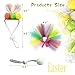 Vehomy Easter Bearded Dragon Rabbit Outfit for Lizards - Bearded Dragon Bunny Ears Headband Hat Rabbit Tail Tutu Skirt Easter Lizard Costume for Small Pets