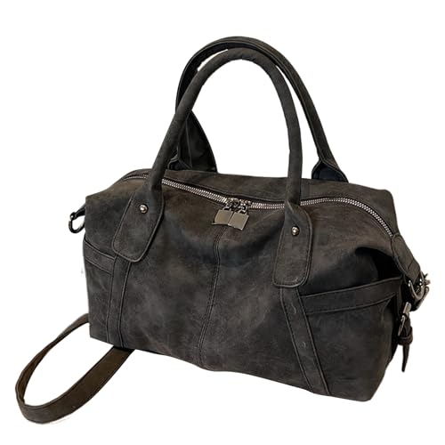Bolso sling de pecho vintage con multibolsillos de gran capacidad para el día a día