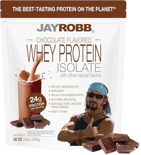 JAYROBB Whey Protein (5 Pound, Chocolate)