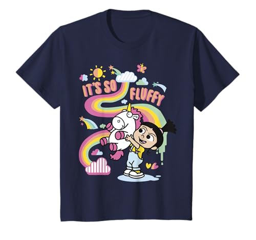 Kids Despicable Me Minions Agnes Unicorn Rainbow Graphic T-Shirt T-Shirt