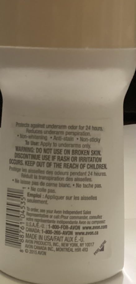 Avon Deodorant Bonus Size Pack of 12 (RARE PEARLS)