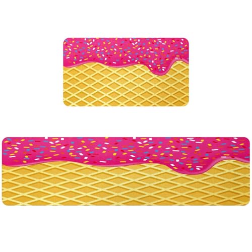Lot de 2 tapis cuisine lavables pour protéger le sol des taches