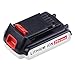 LBXR20 2.0Ah Replace for Black and Decker 20V Battery Max Lithium-ion LB20 LBX20 LST220 LBXR2020-OPE LBXR20B-2 LB2X4020 Cordless Tool Battery