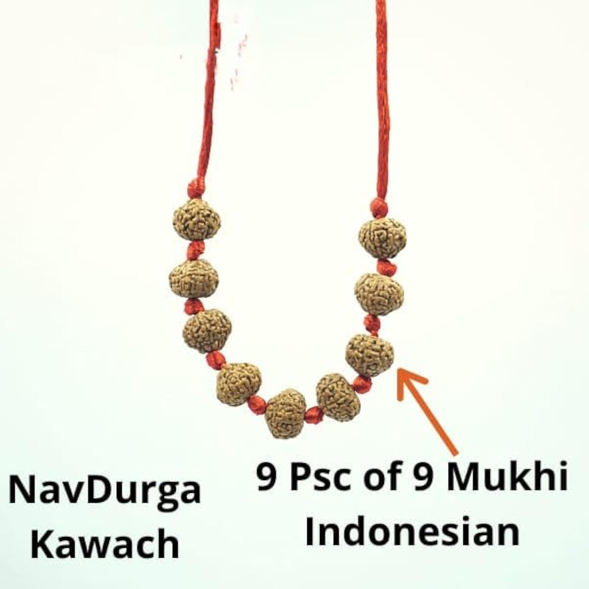 Nav Durga Rudraksha Kavach, 9 Mukhi Combination