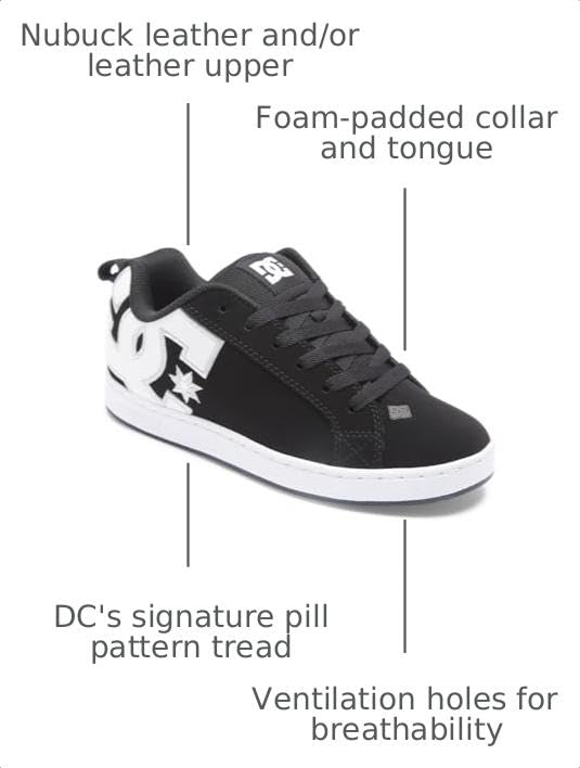 Image of DC Womens Dc Women's Court Graffik Casual Skate Shoe