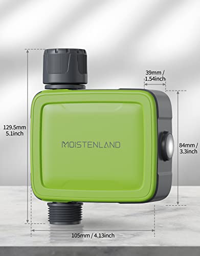 Moistenland Smart Hose Timer, With Water Flow Monitor, Remote App Control, Support Alexa Voice Control, Outdoor Hose Timer For Garden Lawns Plants, Irrigation Timer For Flowerbed #TOP7