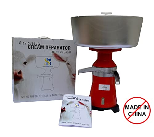 Milk Cream Electric Centrifugal Separator 80 L/H (Metal Body & Metal Drum) 120 V USA/CANADA 18` - Image 4