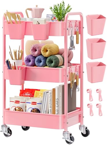 Aofure 3-Tier Rolling Cart