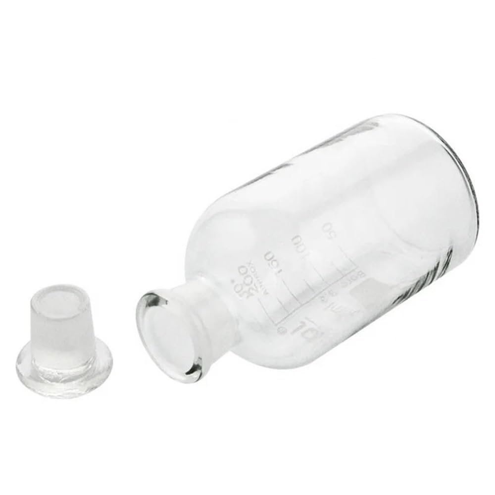 Cristalería de Laboratorio Botella de reactivo de cuello pequeño, botella de vidrio con alto contenido de boro, 60 ml - 1000 ml, botella de reactivo de laboratorio(500ml)