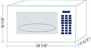 Impecca OM-1600K 1.6 cu. ft. Over-the-Range 30” Microwave Oven 1000 Watts, with Surface Light, 2 Speed Vent System, Touch-pad Controls, Digital Clock, Timer, LED Display and Child Lock, Black