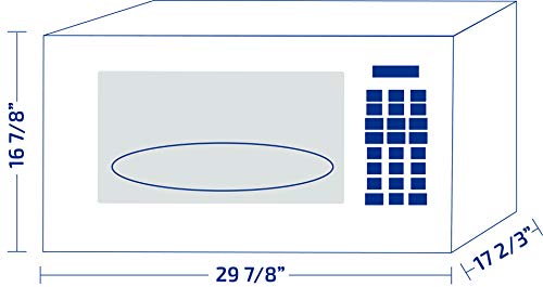 Impecca Om-1600K 1.6 Cu. Ft. Over-The-Range 30” Microwave Oven 1000 Watts, With Surface Light, 2 Speed Vent System, Touch-Pad Controls, Digital Clock, Timer, Led Display And Child Lock, Black #TOP3