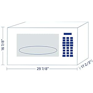 Impecca OM 1600K 16 cu ft Over the Range 30 Microwave Oven 1000 Watts with Surface Light 2 Speed Vent System Touch pad Controls Digital Clock Timer LED Display and Child Lock Black