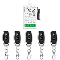 Tedeligo 433Mhz AC 220V 1Canal Interruptor De Control Remoto