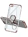 iPhone 7 Case iPhone 8 Case,Meetree Protective Cover Clear Slim Ultra Thin Case with 360 Rotating Ring Grip Holder Stand Magnetic for Car Mount Shock Absorption Bumper Case for iPhone 7 8(Rose Gold)