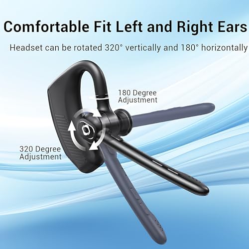 image for Orancu Bluetooth Wireless Headset Built in Noise Cancelling Mic Hands 