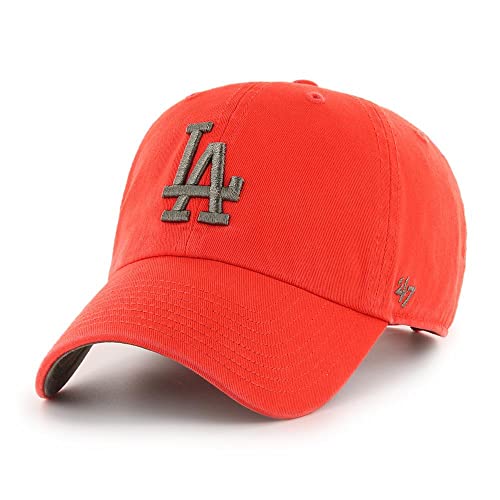 '47 Los Angeles Dodgers Ballpark Clean Up Dad Hat Baseball Cap (Thunder/Sandalwood)