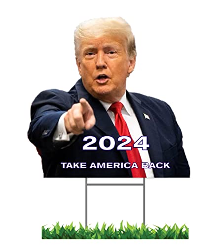 Sonic Print TRUMP 2024 Yard SignTAKE AMERICA BACK 12