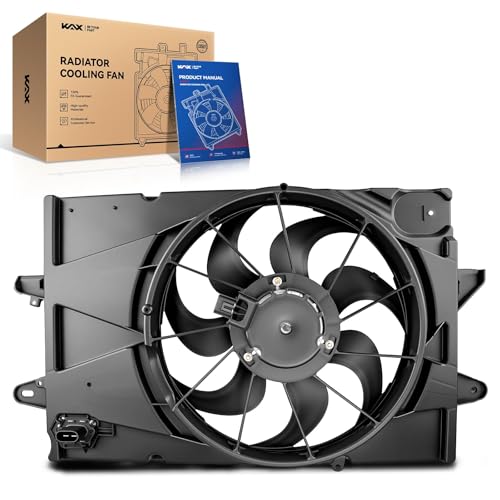 KAX Engine Radiator Cooling Fan, Compatible with 2010-2017 Equinox 2.4L, 2010-2017 Terrain 2.4L, Replace # 76271, 6010067, 2811870, 420119, FA70842, 621456 by KAX - Used condition - US$56.70