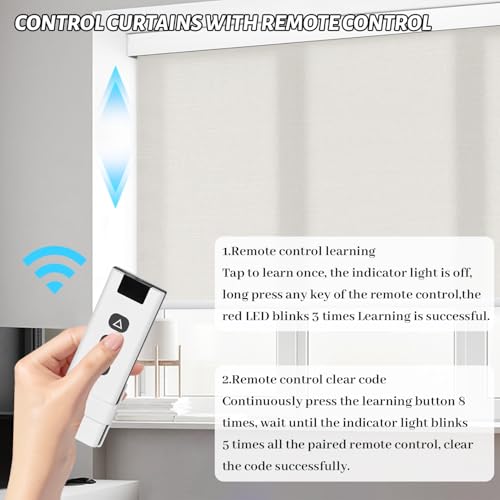 2 Piezas Interruptor Inalámbrica WiFi, con RF Remoto y Modo Receptor, Enrollador Persiana WiFi para Toldos y Persiana, Interruptor Inteligente, 433MHz Smart Home - imagen 3