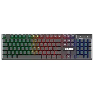 Teclado Gamer RGB Precison Semi Mecânico Antighosting Multimídia Layout ABNT2 Usb para PC Notebook Consoles - Precision Ozzix