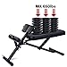 Vanswe Adjustable Ab Bench Multi-Functional Weight Bench for Full Body Workout All-in-One with Hyper Back Extension Machine Sit up Bench Roman Chair Flat Bench Decline Bench for Commercial Home Gym