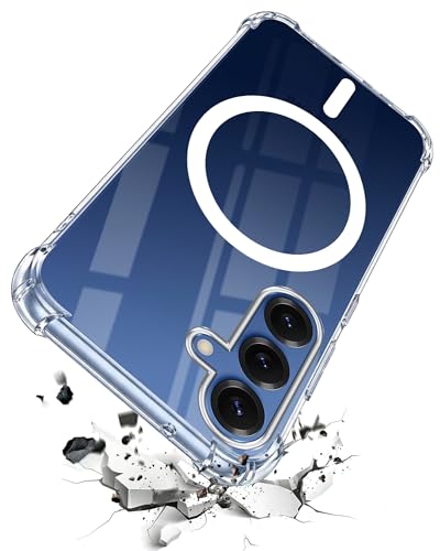 Image of Jkobi Shockproof Crystal-Clear Back Cover for Samsung Galaxy S25 (Magsafe Wireless Support | Drop & Camera Protection | Hard Polycarbonate)