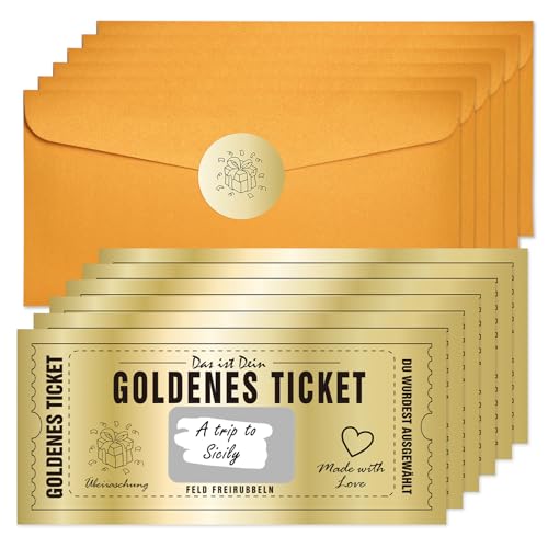 Bigqin 6 piezas DIY Tarjetas Rasca y Gana + Sobres Kraft + Adhesivos Rasca Corazón Dorado, Tarjetas Personalizadas Anunciar Embarazo Testigo Boda Anuncio Embarazo