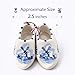 Delft Blue Ceramic Dutch Wooden Shoes Pair (2.25